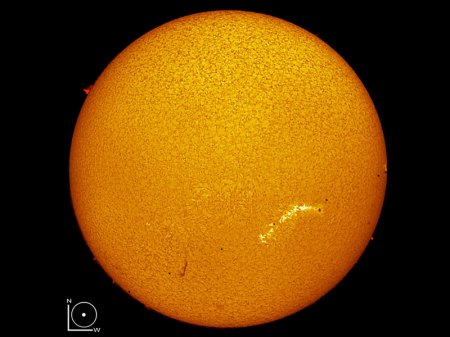 Моделирование прохождения Меркурия по диску Солнца